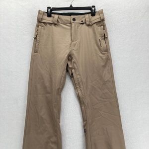 Volcom XS Light Brown Insulated Snow Pants Ski Snowboarding Pants